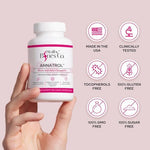 Annatrol Bone and Heart Wellness dietary supplement nutrition facts and recommended serving size panel.