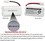 Two pack arrangement of the iMah 2.4V Ni-MH rechargeable telephone batteries.