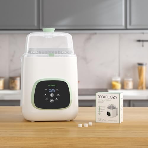 Authentic Momcozy washing block branding and packaging details