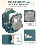 Coofay sports luggage backpack highlighting the back airflow padding