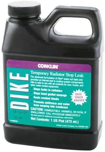 Parts Express Conklin Dike Radiator Stop Leak one pint bottle front view authentic emergency coolant additive