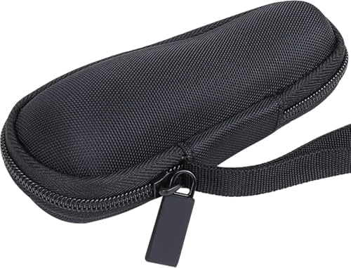 co2CREA travel organizer sleeve for wireless clicker displaying empty internal compartment space for batteries and USB receiver.