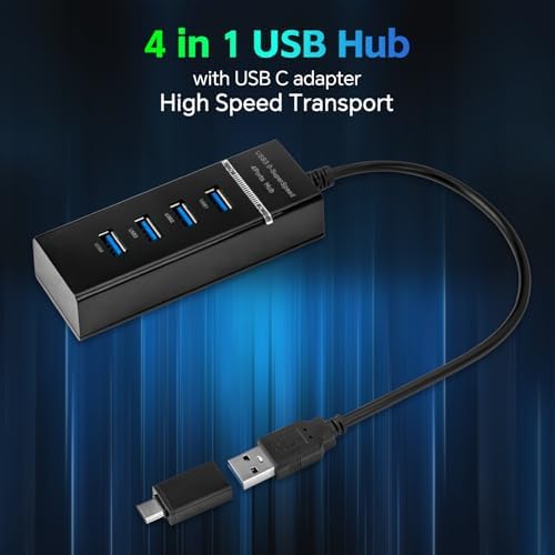 Chonchow gaming combo showing 4 port USB splitter adapter