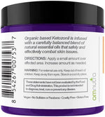 OmNutra Ketozonil dermal defense cream packaging detailing topical application guidelines