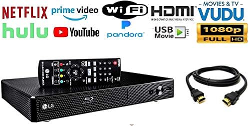 LG high-definition smart media hub with built-in Wi-Fi connectivity and textured black finish