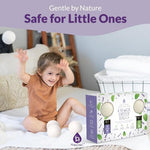 Pursonic wool dryer balls packaging showing lavender and peppermint scents