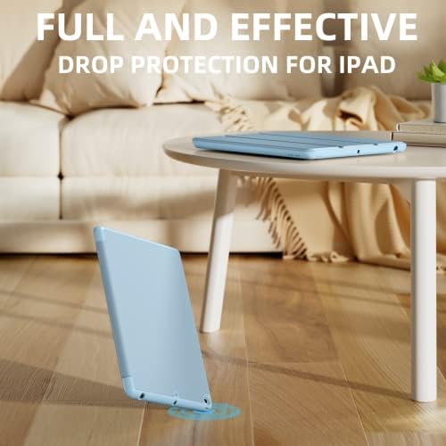 Side view of Akkerds lightweight premium smart folio case for eighth generation device