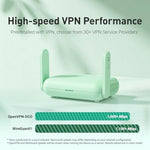 GL.iNet GL-MT3600BE wireless travel router setup demonstrating phone tethering via the integrated high speed USB port