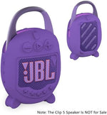 Lightweight non-slip premium purple rubber casing tailored for ultra-portable wireless audio devices