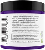 OmNutra Ketozonil four ounce jar showing organic based ingredients for skin irritation