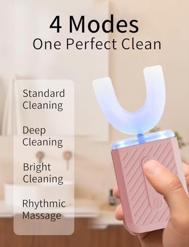Coobst 360 degree sonic toothbrush with LED light feature
