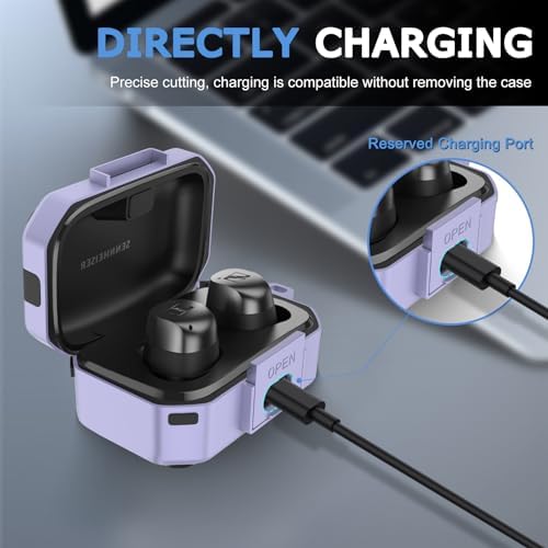 Side angle view of rugged anti-scratch TPU earbud cover