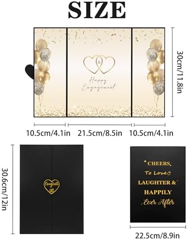 Internal pages of Darunaxy engagement party signing card