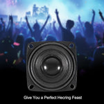 Two Almocn 10W speakers in white background
