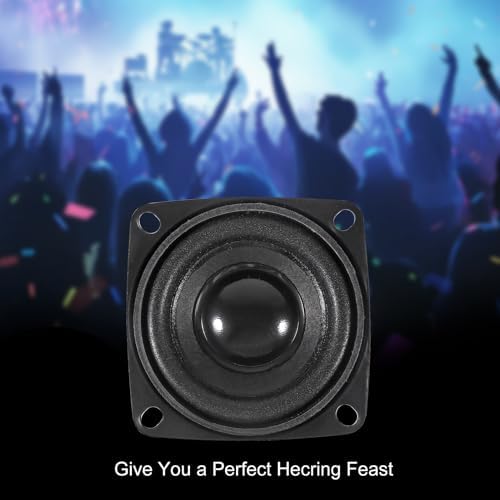 Two Almocn 10W speakers in white background