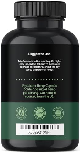 Phytokann Hemp Oil capsules packaging details
