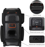 LEFOR-Z padded audio speaker carrying case showing durable water resistant polyester