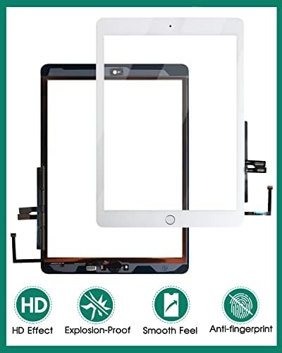 SRJTEK tablet replacement screen package contents featuring professional opening tools and tempered glass