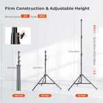 Godox studio light stand with three-legged stable base