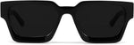 GFUIARA chunky rectangle sunglasses side profile view