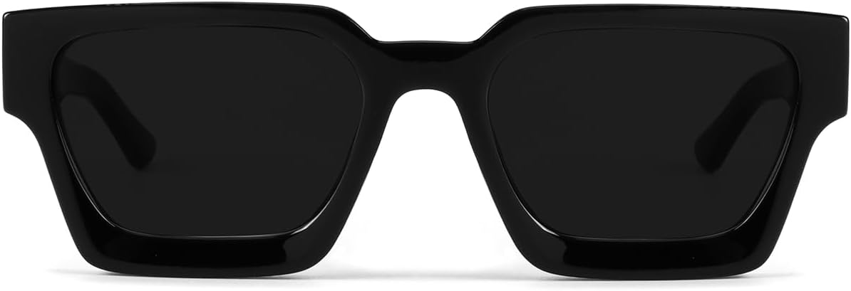 GFUIARA chunky rectangle sunglasses side profile view