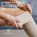 Medical grade elastic bandage rolls for ankle and wrist sprain recovery