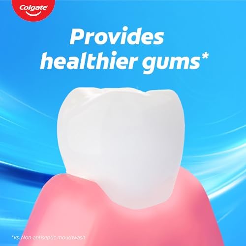 Colgate Plax non-alcoholic cavity protection mouthwash bottle placed against a clean background