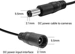 Tigersecu security system power accessory laid flat showing build quality and wire length