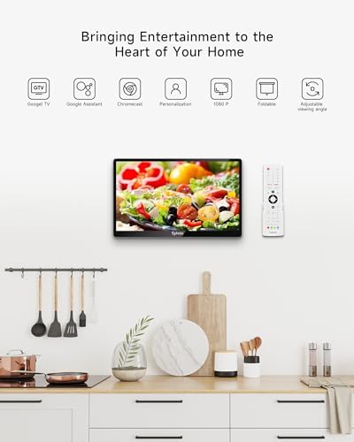 Close up of SYLVOX smart TV screen displaying high definition 1080p video stream.