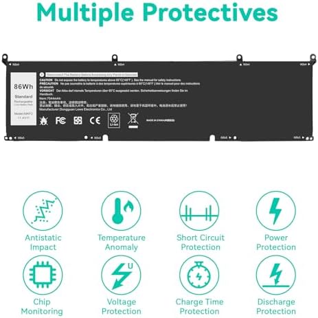 Wistar replacement power battery showcasing technical specifications and safety regulatory markings