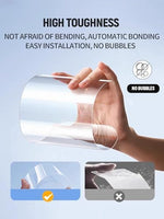 MoKo screen protector cleaning kit and accessories included