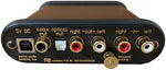Parks Audio vinyl preamplifier back panel optical output and analog inputs