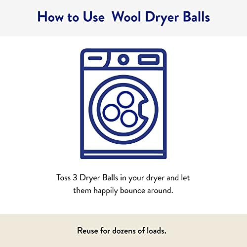 Eco friendly reusable dryer balls for reducing drying time and fabric wrinkles