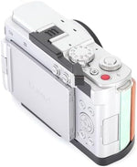 Full product view of the black 8-gram camera finger grip accessory tailored for ergonomic one-handed photography.