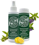Talc-free foot odor eliminator powder for athletes and active lifestyles