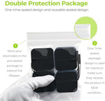 AUVON adhesive electrode patches stored in resealable bag