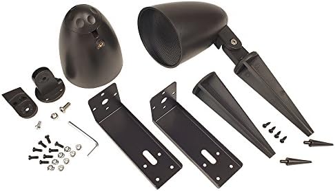 OSD Audio 2.5 Inches outdoor landscape speaker pair close up details
