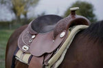 Premium USA imported Montana Pitch-Blend leather waterproofer applied onto rugged work boots