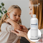 Anasept sterile cleanser bottle for injury care and infection prevention