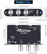ARRAROWN portable boombox amplifier module highlighting the compact design for outdoor speakers.