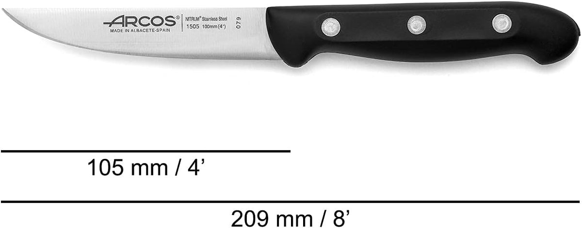 Arcos paring knife ergonomic handle detail
