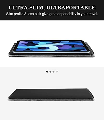 MoKo slim tablet sleeve showing soft inner felt lining protection