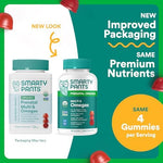 SmartyPants prenatal gummy vitamin nutrition facts label
