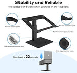 VECOFO sturdy computer holder with non slip silicone pads on desk