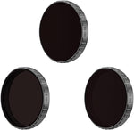 DJI Osmo Action ND Filter Kit front view showing three filters