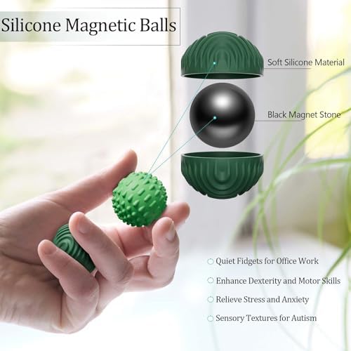Sekoy Magnetic Fidget Balls showing texture and grip
