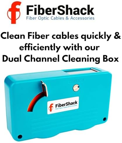 Fibershack cleaning box with internal tape mechanism visible