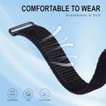 Vigamen replacement wristband showing breathable woven nylon texture