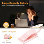Gritin portable clamp light four stage battery indicator lights