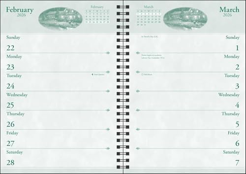 Thomas Kinkade Studios 2026 Monthly/Weekly Engagement Calendar with Scripture - Image 6